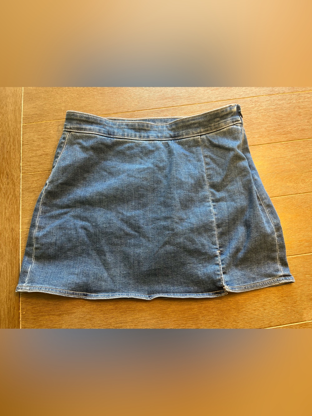 American Eagle High-Rise Next Level Denim It Knit Mini Skort size 4